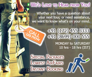 Call us now to plan your Holidays